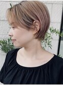 【HANABUSA 國見由貴子】ハイトーン×ハンサムショート