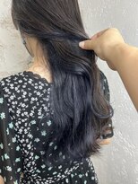 ネイビーインナーカラー10代20代11000円