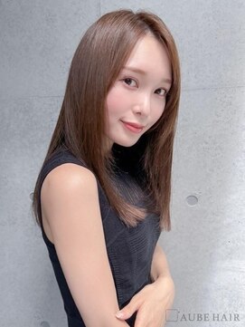オーブ ヘアー レーヴ 自由が丘店(AUBE HAIR reve) 20代・30代_髪質改善/顔回りレイヤー