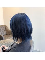 アンクル(ancre)&nbsp;ハイトーン×ミディアム×ブルーオーシャン×ブリーチ【広島】