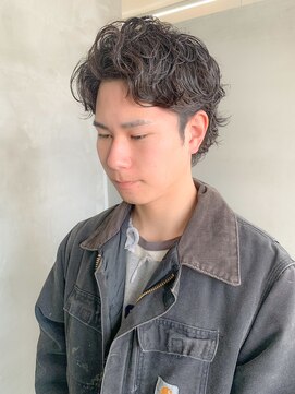 テトヘアー(teto hair) メンズショート、ニュアンスパーマ、くるくるパーマ、ウルフ