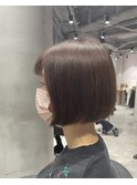 【Lee大阪店】小顔♪あご下ボブショート/新出奈津樹
