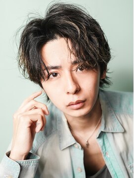 アルファ 新宿(alpha) フェザーパーマ/刈り上げセンターパート/サーフカール[新宿]