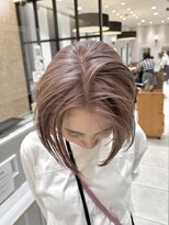 ネオリーブギンザ 銀座店(Neolive GINZA)&nbsp;ピンクミルクティー【銀座/レイヤーカット/髪質改善】片桐
