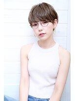 オーシャン(Ocean)&nbsp;[OCEAN Hair&Life藤原純]分け目なしニュアンスショートヘア☆