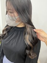 ピープスアンドスー 表参道 渋谷(Peeps&Suu.) インナーカラー グレーベージュ