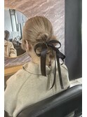 ヘアセット×タイトめおだんご