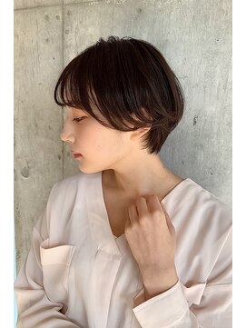 ラル 立川南口(lar) マニッシュショート_ オリーブカラーハイライトカラー