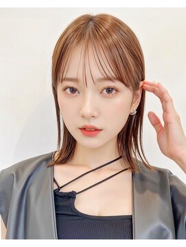 サンド 銀座(sand) シースルー前髪が可愛い☆ミディアムボブ