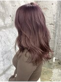 □カール#セミディ#シアーカラー#姫カット