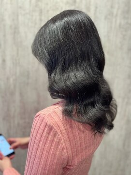 テトテ 門戸厄神店(tetote) 【tetote門戸厄神/村山】波巻きパーマ / 黒髪