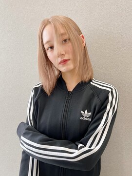 シーク 天神(SEEK) 【SEEK 緒方 芽久】ハイトーンミルクティーベージュ