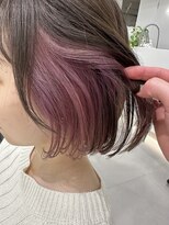 アールプラスヘアサロン(ar+ hair salon)&nbsp;earring pink