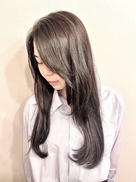 アメリ ココロ 南森町店(Ameri cocoro.) 【ブルーベージュ/ロング/似合わせボブ】#Ameri  #上本町