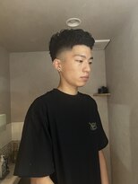 ネルケ 立川(nelke)&nbsp;短髪パーマスタイル/フェードスタイル