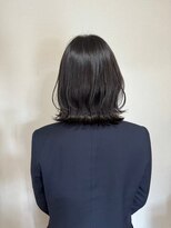 美容室 フォーリア Foglia ミディアムボブ アッシュカラー