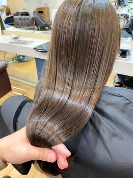 ヘアプレイスソル (HAIR PLACE SoL) 艶髪/髪質改善/透明感カラー/スモーキーグレージュ