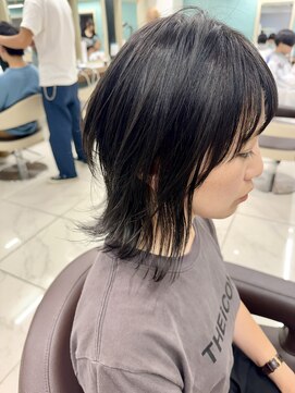 アッシュ 下北沢店(Ash) グレーブラックの外はねレイヤー