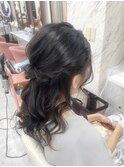 ガーリースタイル/心斎橋/ヘアメ/セットサロン