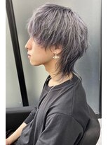 ランズ(LANDS)&nbsp;メンズウルフカット　【韓国ヘア 大阪 梅田】