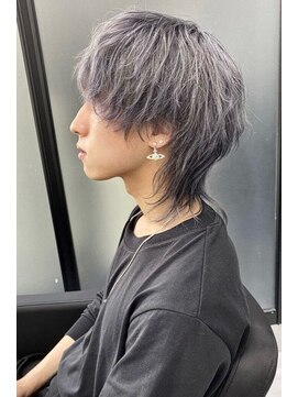 ランズ(LANDS) メンズウルフカット 【韓国ヘア 大阪 梅田】