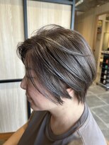 スーリール 南大分店(Sourire)&nbsp;【sourire南大分】白髪ぼかしハイライト×ショート