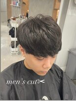 マーシュ 梅田(marshu)&nbsp;吉岡Style/ノーセット風/メンズカット