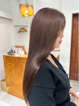 オーリーエトワ 御器所(oorry.etwa) ブラウンベージュロングレイヤー髪質改善20代30代