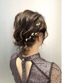 ニュアンスまとめ髪アレンジ/横浜ヘアセット