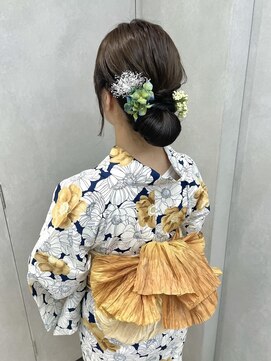 オニキス(ONYX) 兵児帯浴衣着付けヘアセット【chisato指名】