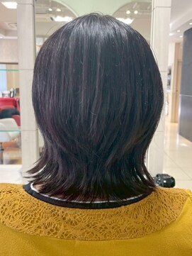 ヘアークリアー 春日部 大人可愛い20代30代40代 くびれボブスタイル 暖色系カラー