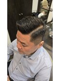 外国人クセ毛風コテパーマ HOMMEHAIR2nd江ヶ崎