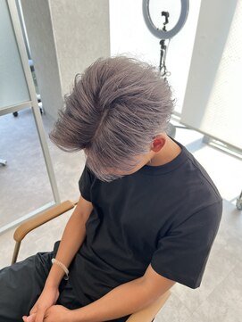 ジーナ 天神(Zina) シルバー/ラベンダー×フェザー