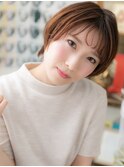 ★細めハイライトウェットヘア小顔ショートマッシュ20代30代★1