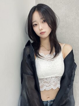 ジーナ 福岡天神(Zina) 本格韓国ヘア/ミディアムレイヤー/ハッシュカットZina福岡天神