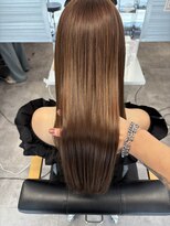 キング 梅田店(K!ng)&nbsp;縮毛矯正髪質改善ハイライトレイヤーカット梅田美容室エクステ