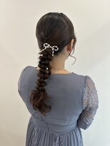 ゴートゥデイ 札幌Nix店(GO TODAY)&nbsp;タイト編み下ろしスタイル