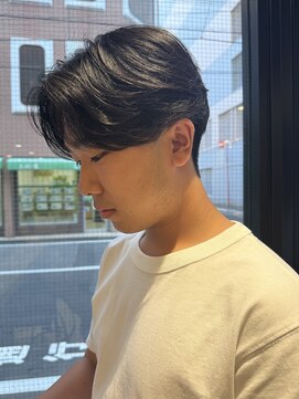 パーク(PAAQ) 藤沢/フェザーパーマ/センターパート/メンズパーマ