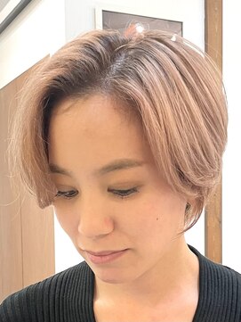 ルイ(ROUIS produced by LUCK 津田沼) ROUIS 津田沼 ペールピンクショート