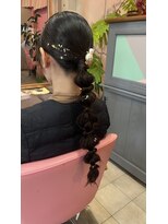 ミーネピンク 行徳店(Miene Pink)&nbsp;大人かわいいヘアアレンジ20代30代40代☆髪質改善【Pink】