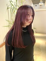 セブンベルベット(7 Velvet)&nbsp;ウルフ/レイヤースタイル/ピンクブラウンカラー