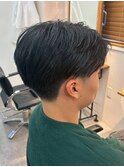 千葉駅MEN’S/波巻きツイストスパイラル/刈り上げセンターパート