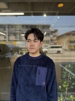 リル 住吉店(LiL)&nbsp;センターパート×パーマ