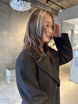 スノッブ(SNOB) 【広島ブリーチ】セミロングレイヤー/ブリーチ