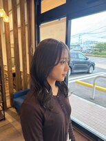 トップヘアー 池の内店(TOP HAIR) パステルブラウン×韓国風くびれ巻き〔きぃ〕