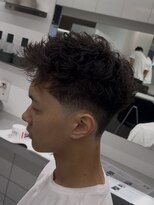 グルーマーズクレッジ 渋谷店(GROOMER/S CREDGE)&nbsp;テーパーウォーリアカット　スパイキーショート