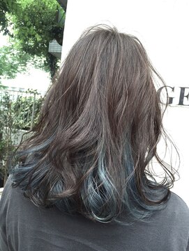 ガレージ(GARAGE) グレーアッシュ セミロング ノスタルジー ブルージュ