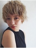 大人の為のリラックス感あるノーブルショート＊モーブカラー