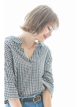 フーガヘアー 元住吉店(FUGA hair) ワンレン外ハネウェットボブ☆センシュアルショート30代40代50代