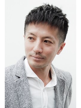 メリケンバーバーショップ コウベ(MERICAN BARBERSHOP KOBE) 大人スマート無造作ショートネープレス#m2